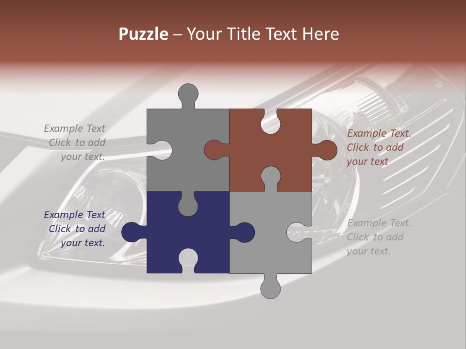 Grey Wash Drive PowerPoint Template