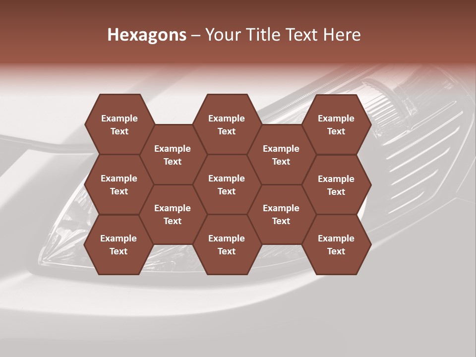 Grey Wash Drive PowerPoint Template