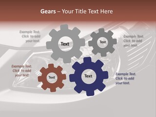 Grey Wash Drive PowerPoint Template