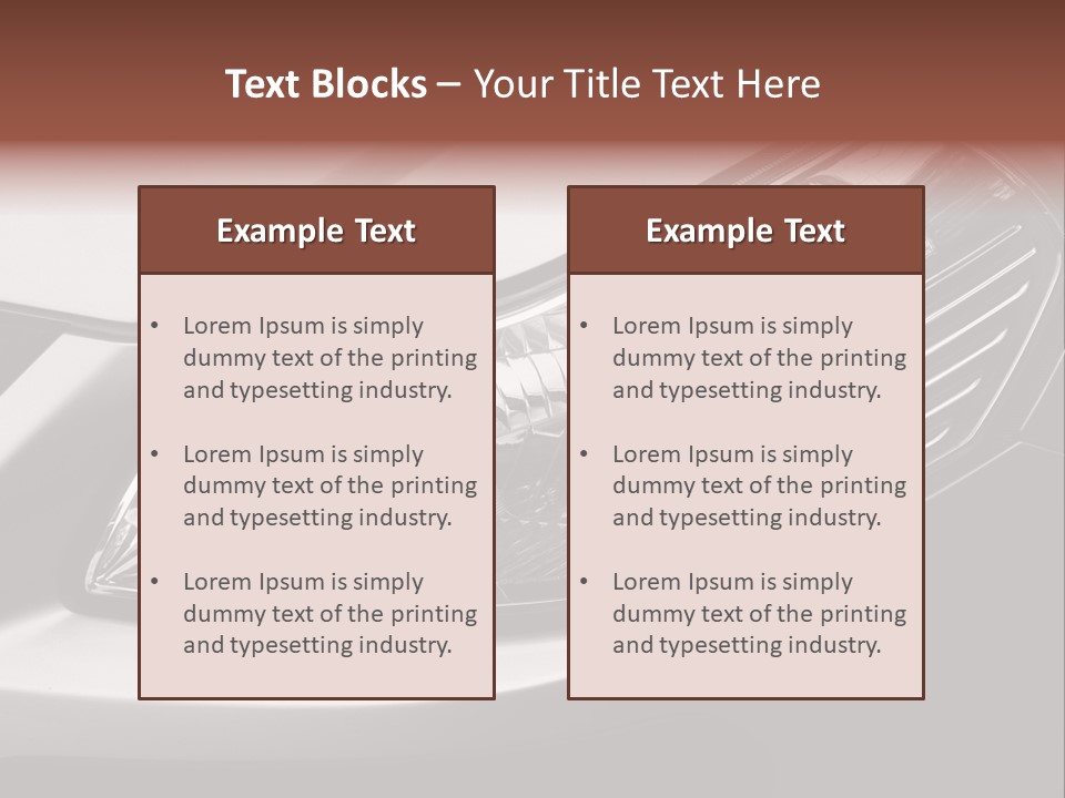 Grey Wash Drive PowerPoint Template