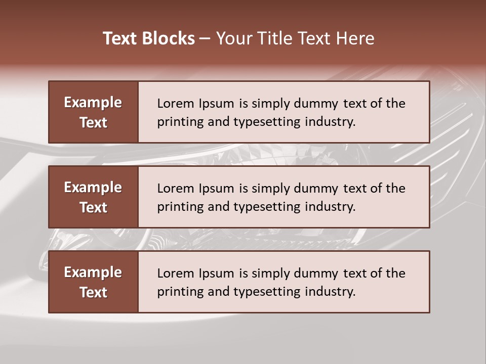 Grey Wash Drive PowerPoint Template