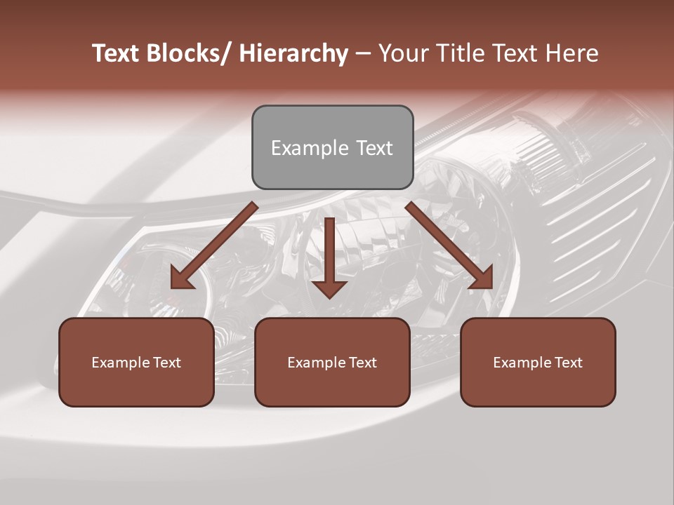 Grey Wash Drive PowerPoint Template