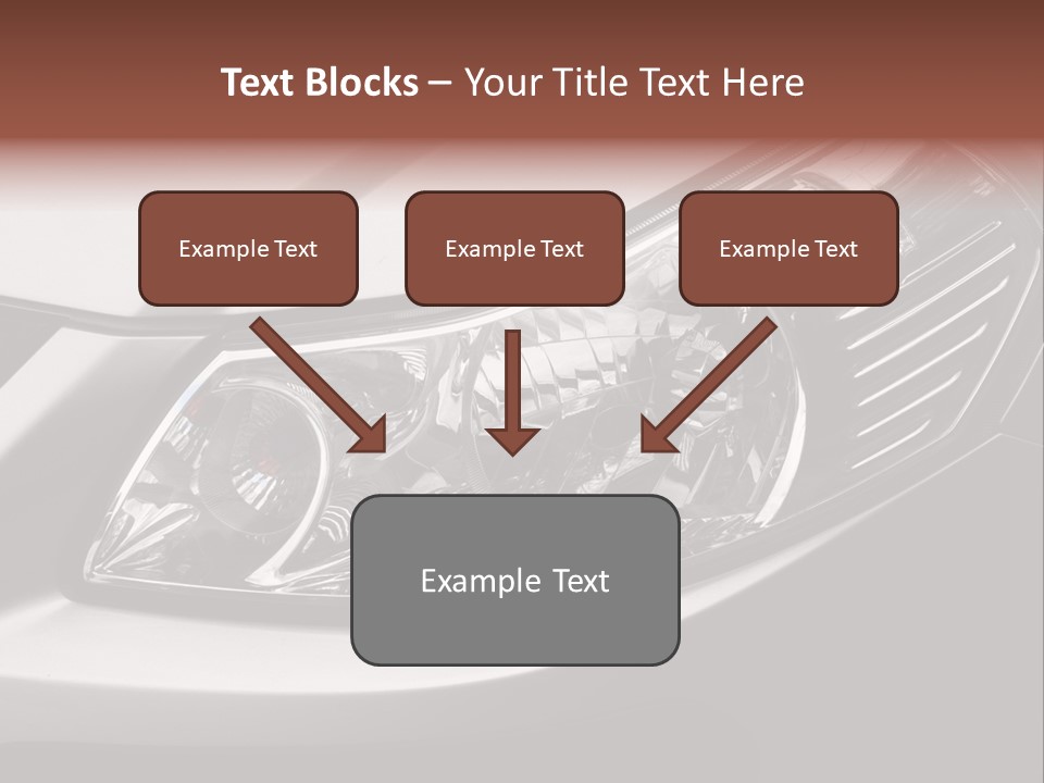 Grey Wash Drive PowerPoint Template