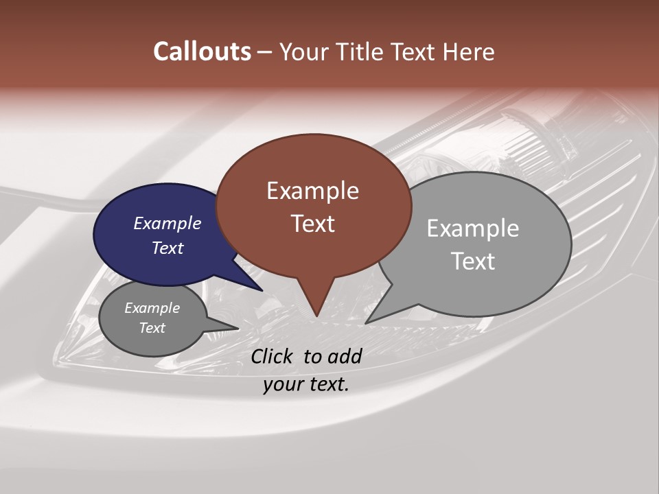 Grey Wash Drive PowerPoint Template