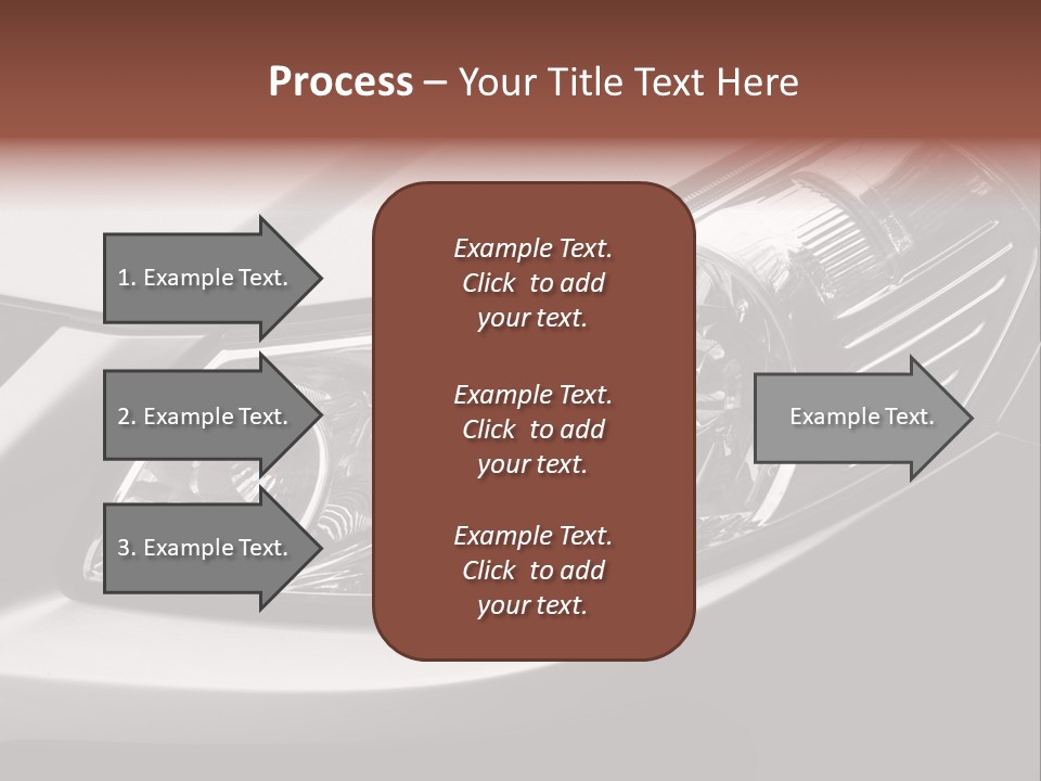 Grey Wash Drive PowerPoint Template