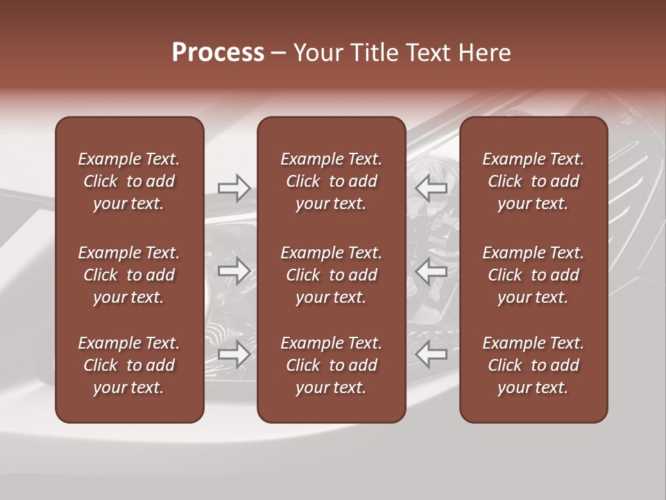 Grey Wash Drive PowerPoint Template