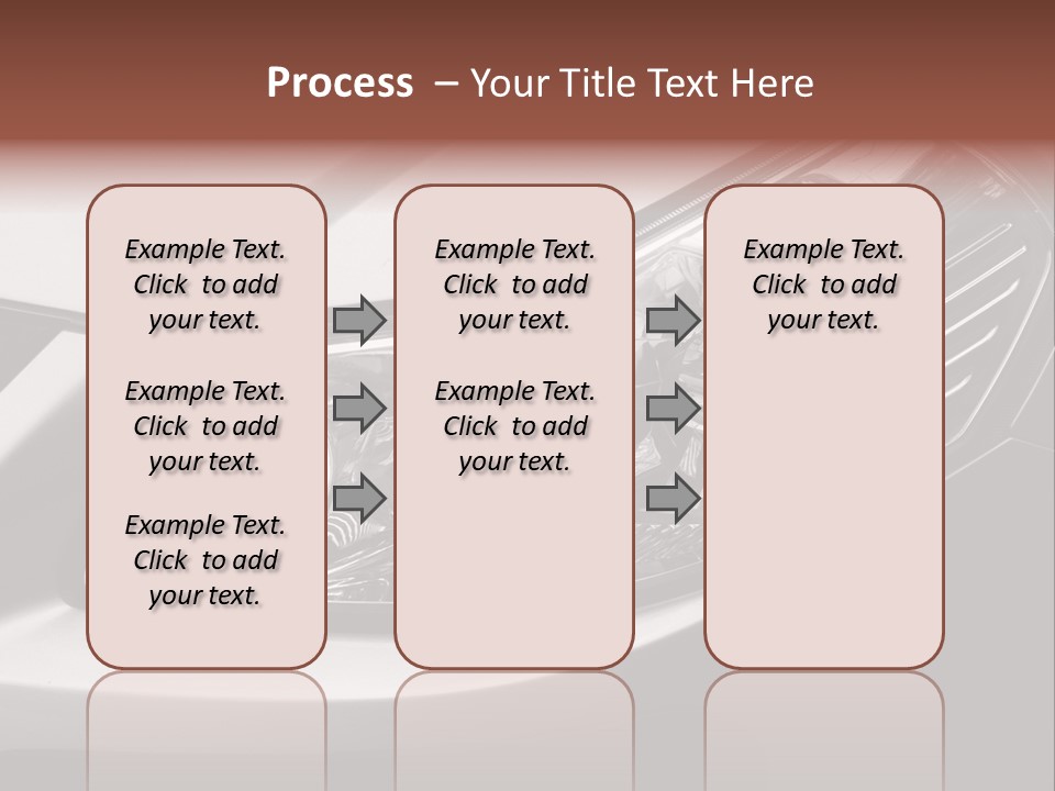 Grey Wash Drive PowerPoint Template