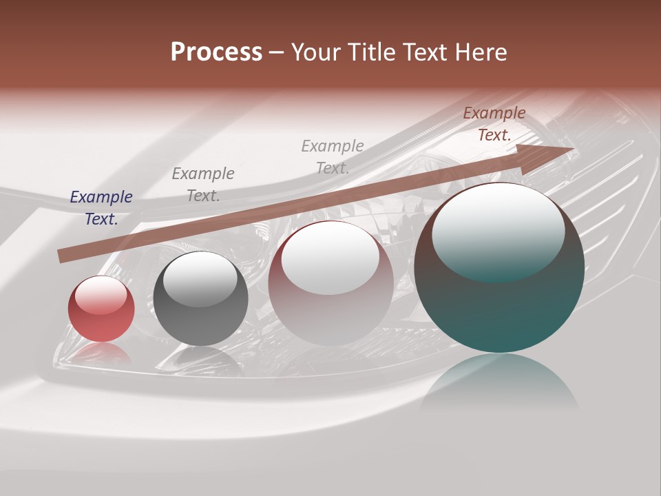 Grey Wash Drive PowerPoint Template