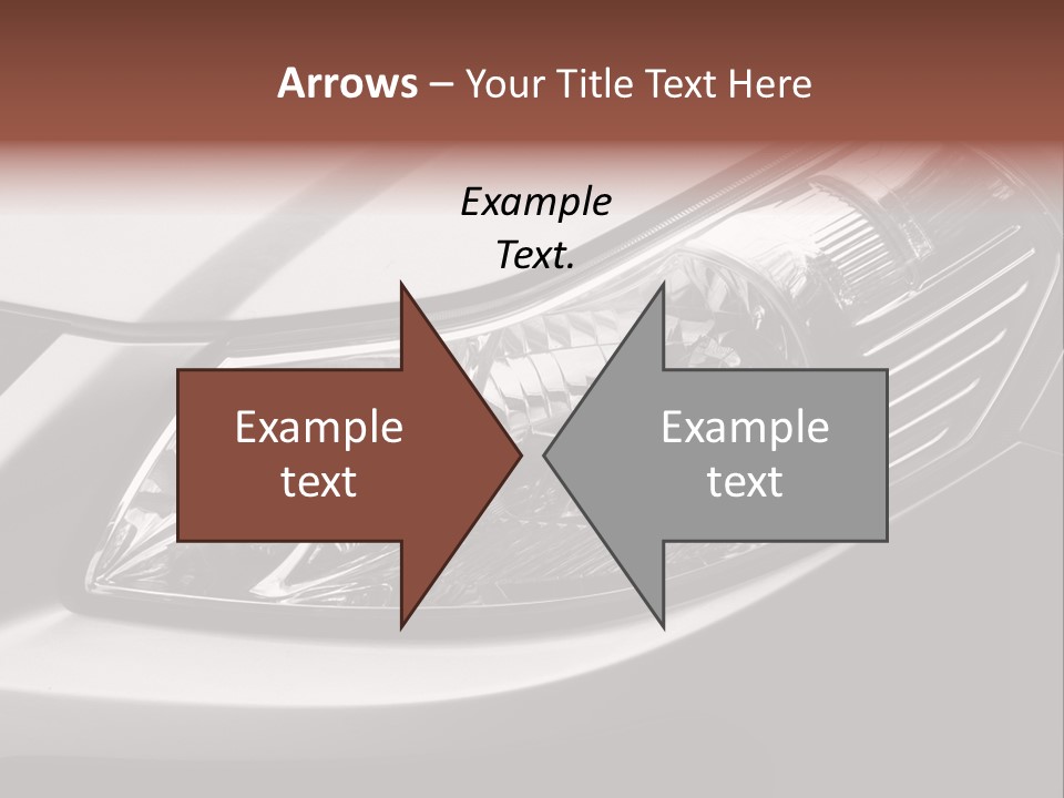 Grey Wash Drive PowerPoint Template