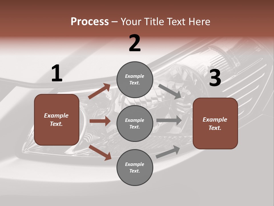 Grey Wash Drive PowerPoint Template