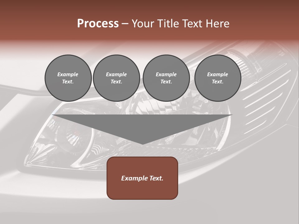 Grey Wash Drive PowerPoint Template