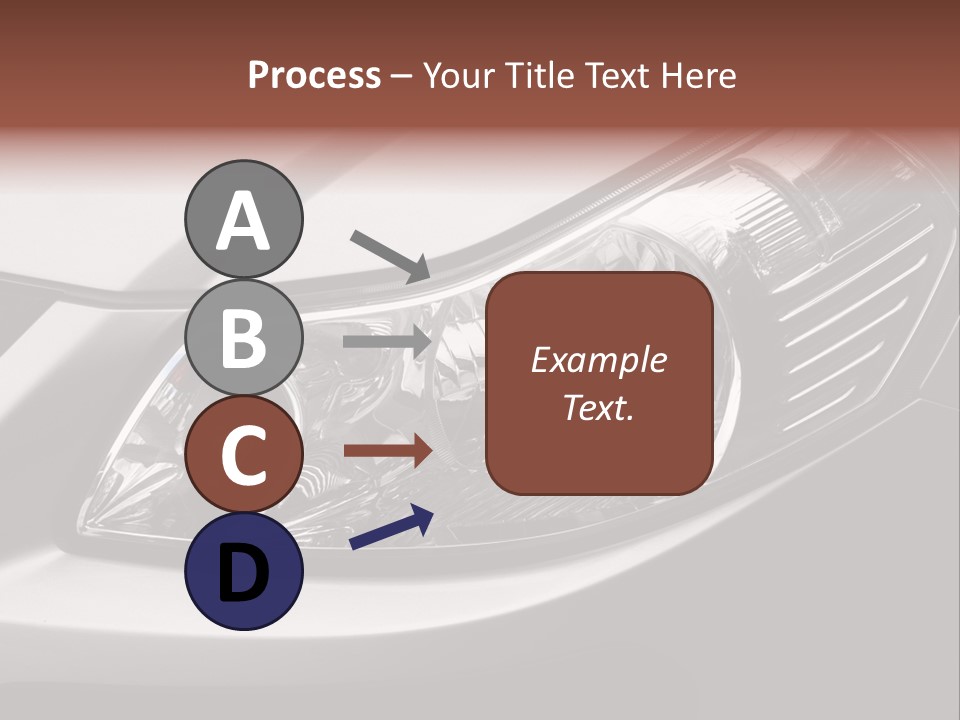 Grey Wash Drive PowerPoint Template