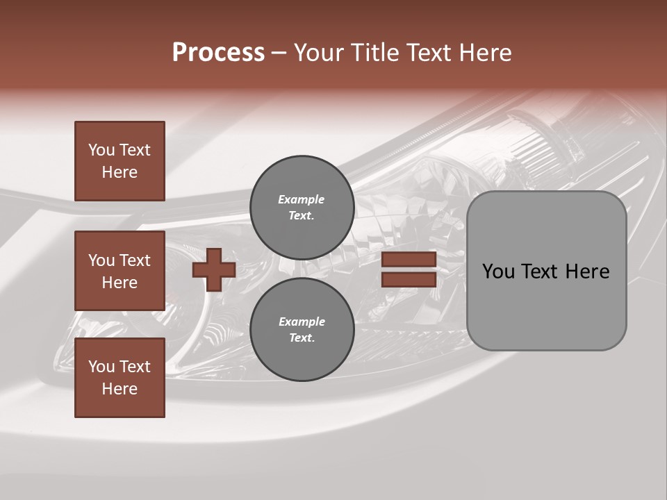 Grey Wash Drive PowerPoint Template