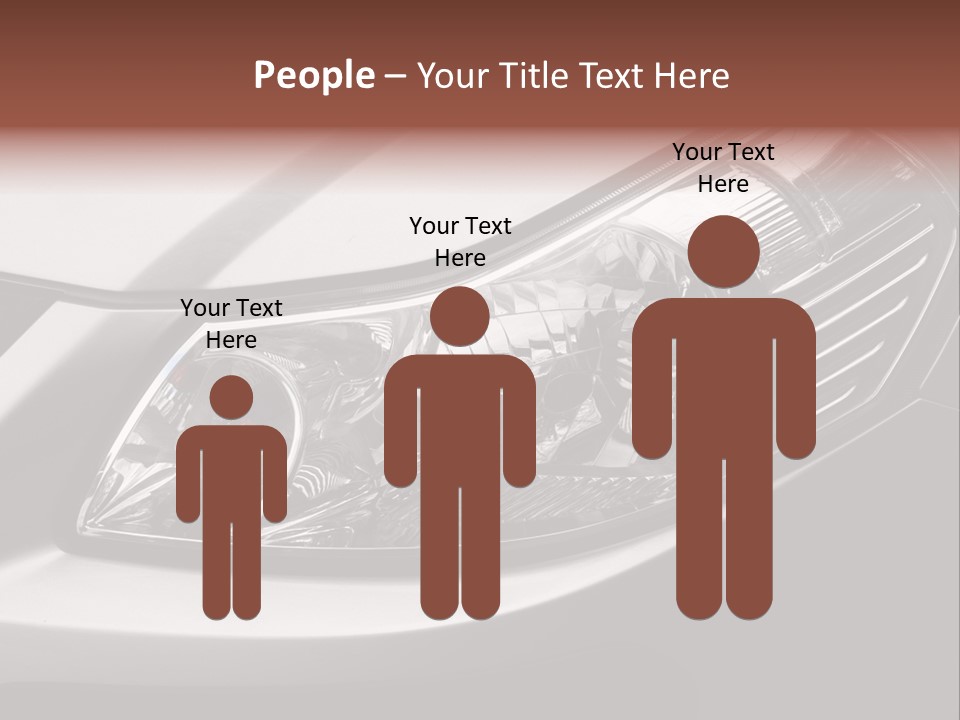 Grey Wash Drive PowerPoint Template