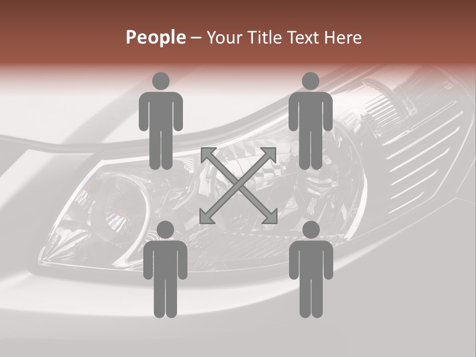 Grey Wash Drive PowerPoint Template