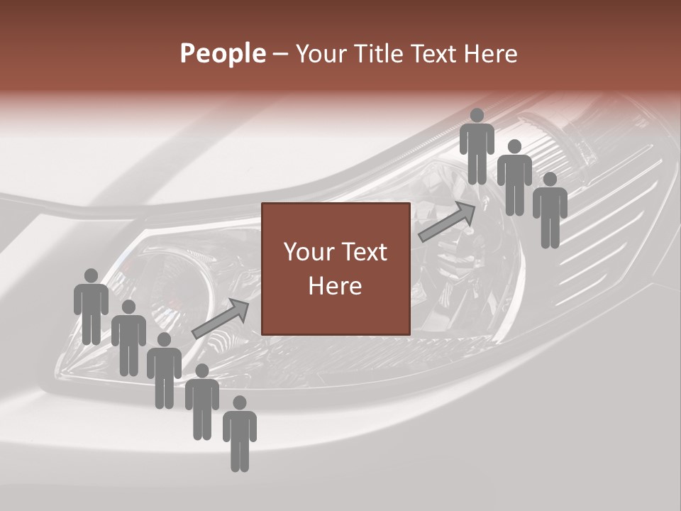 Grey Wash Drive PowerPoint Template