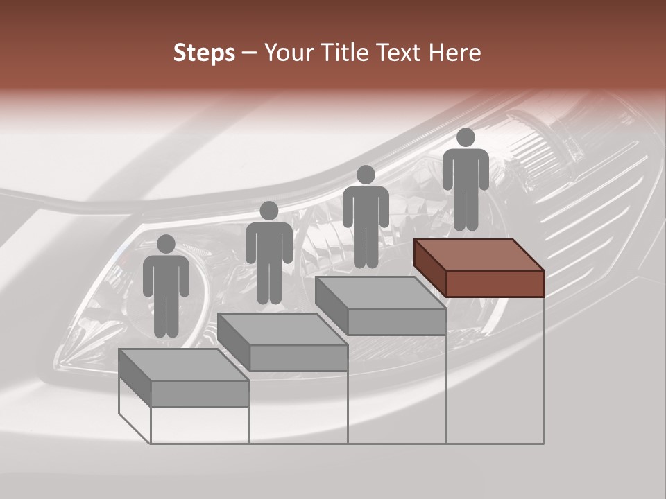 Grey Wash Drive PowerPoint Template