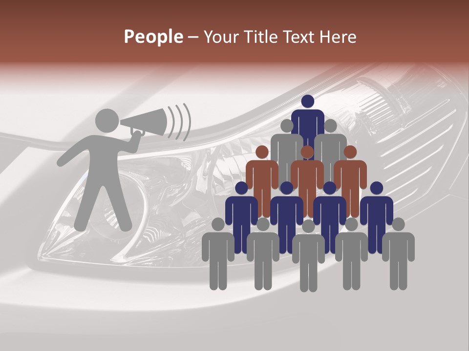 Grey Wash Drive PowerPoint Template