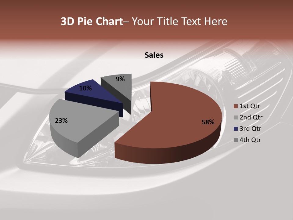 Grey Wash Drive PowerPoint Template