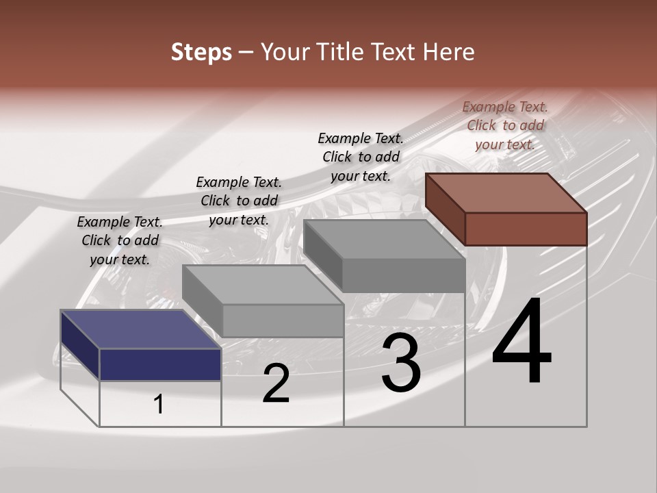 Grey Wash Drive PowerPoint Template
