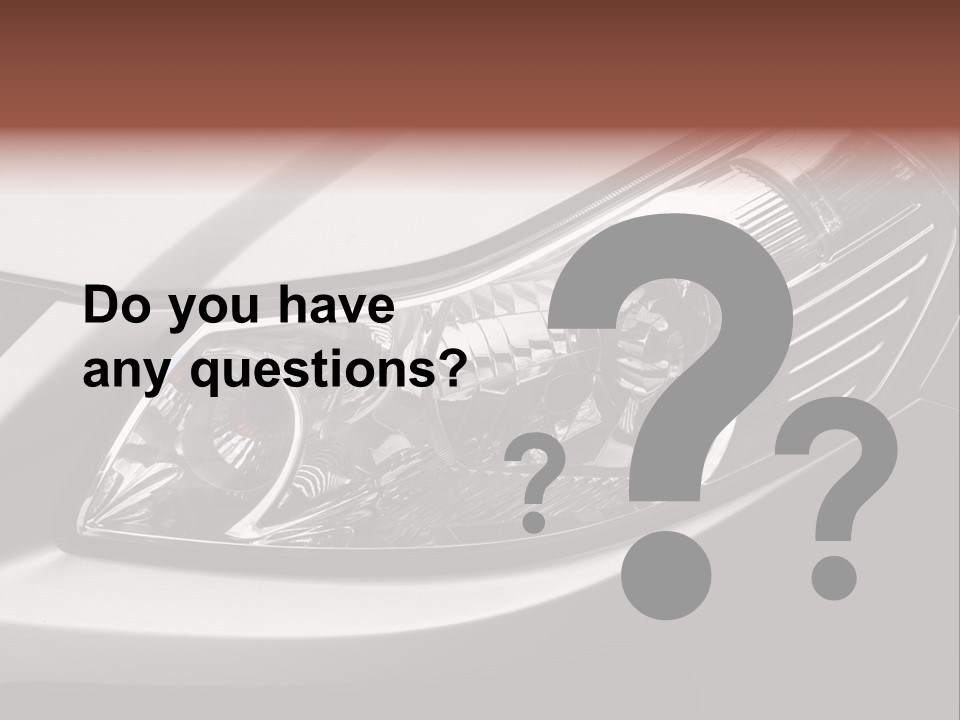 Grey Wash Drive PowerPoint Template