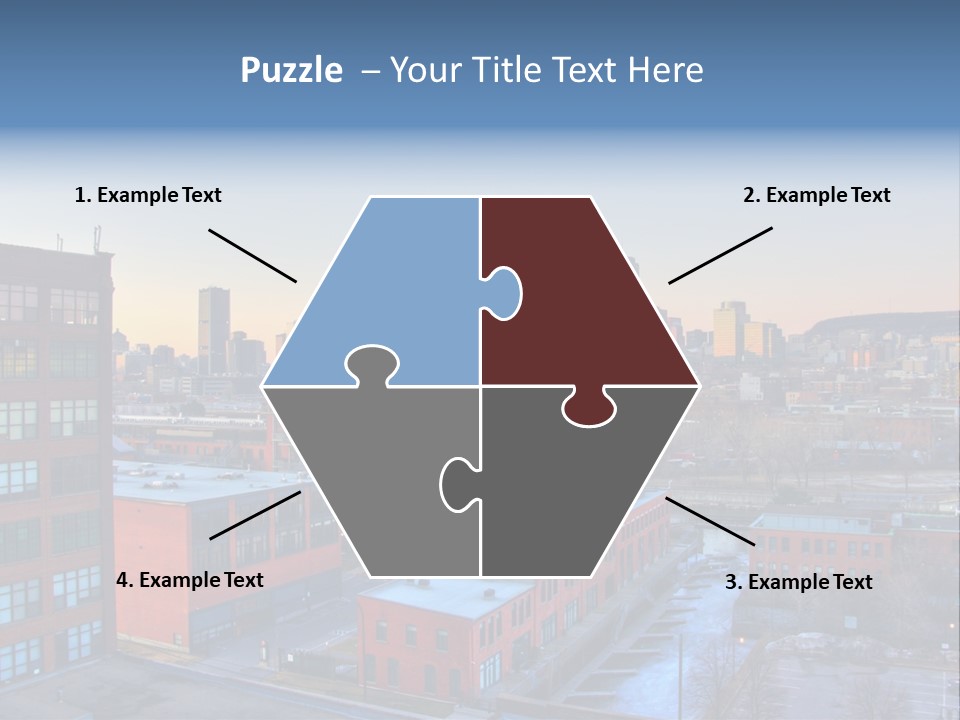 Reflection Of The Sun Downtown Modern PowerPoint Template