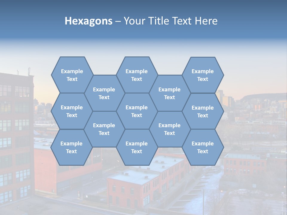 Reflection Of The Sun Downtown Modern PowerPoint Template