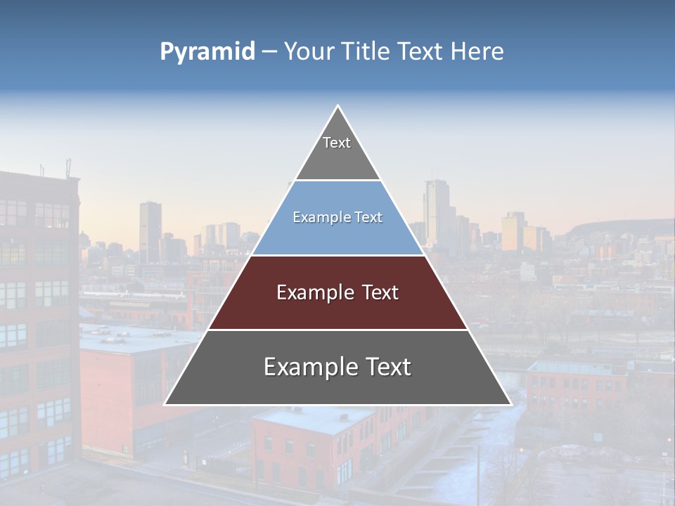 Reflection Of The Sun Downtown Modern PowerPoint Template