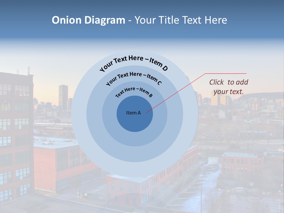 Reflection Of The Sun Downtown Modern PowerPoint Template