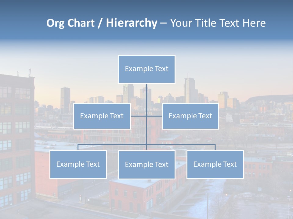 Reflection Of The Sun Downtown Modern PowerPoint Template