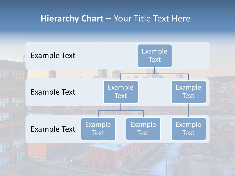 Reflection Of The Sun Downtown Modern PowerPoint Template
