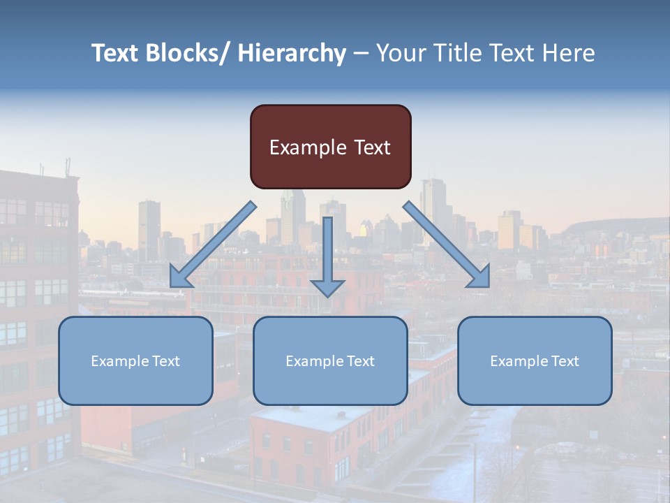 Reflection Of The Sun Downtown Modern PowerPoint Template