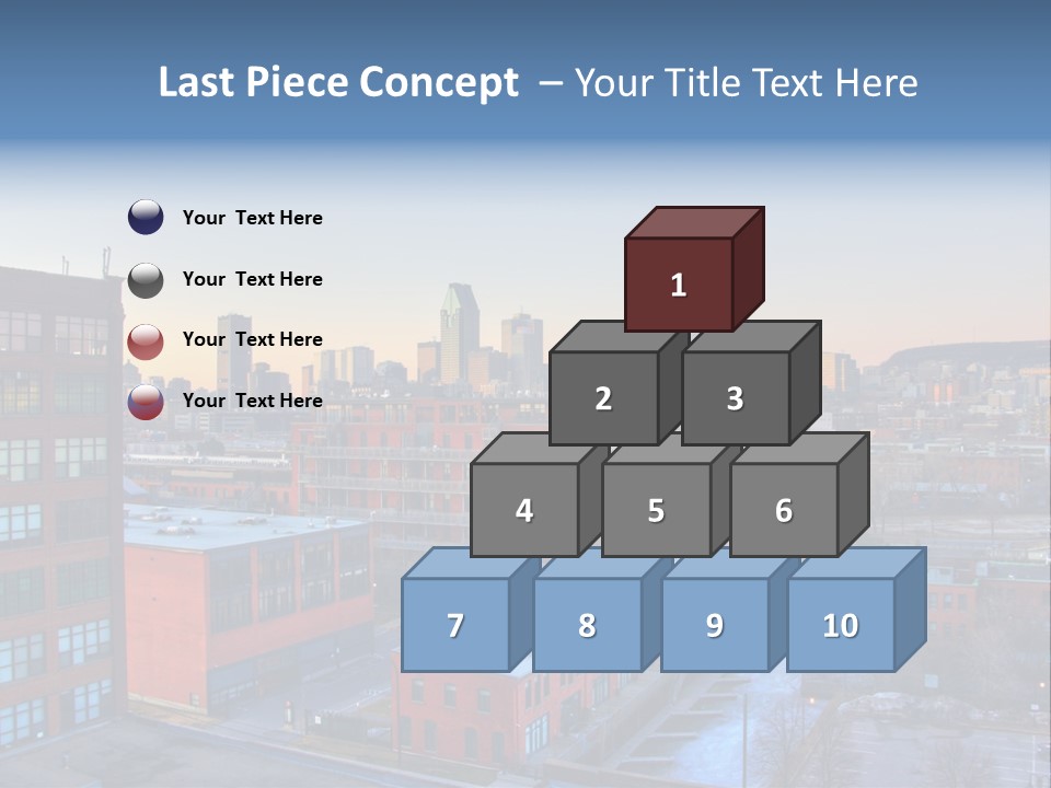 Reflection Of The Sun Downtown Modern PowerPoint Template