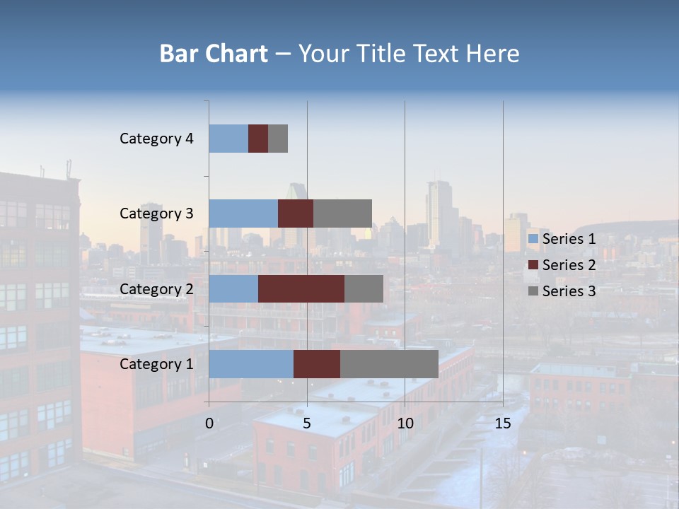Reflection Of The Sun Downtown Modern PowerPoint Template