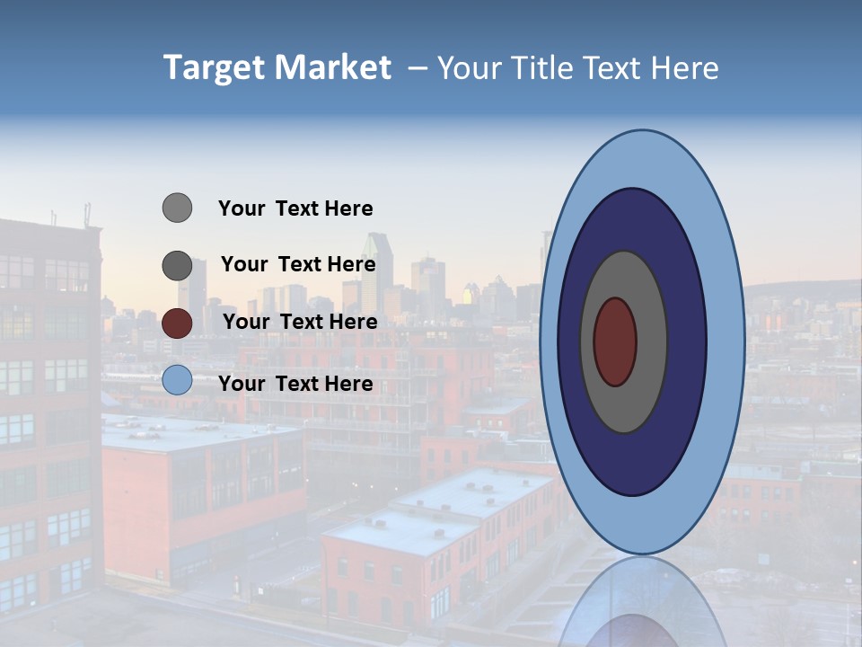 Reflection Of The Sun Downtown Modern PowerPoint Template