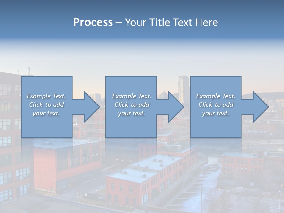 Reflection Of The Sun Downtown Modern PowerPoint Template