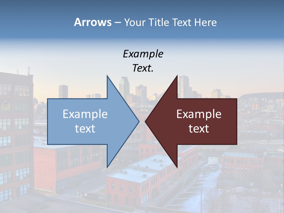 Reflection Of The Sun Downtown Modern PowerPoint Template