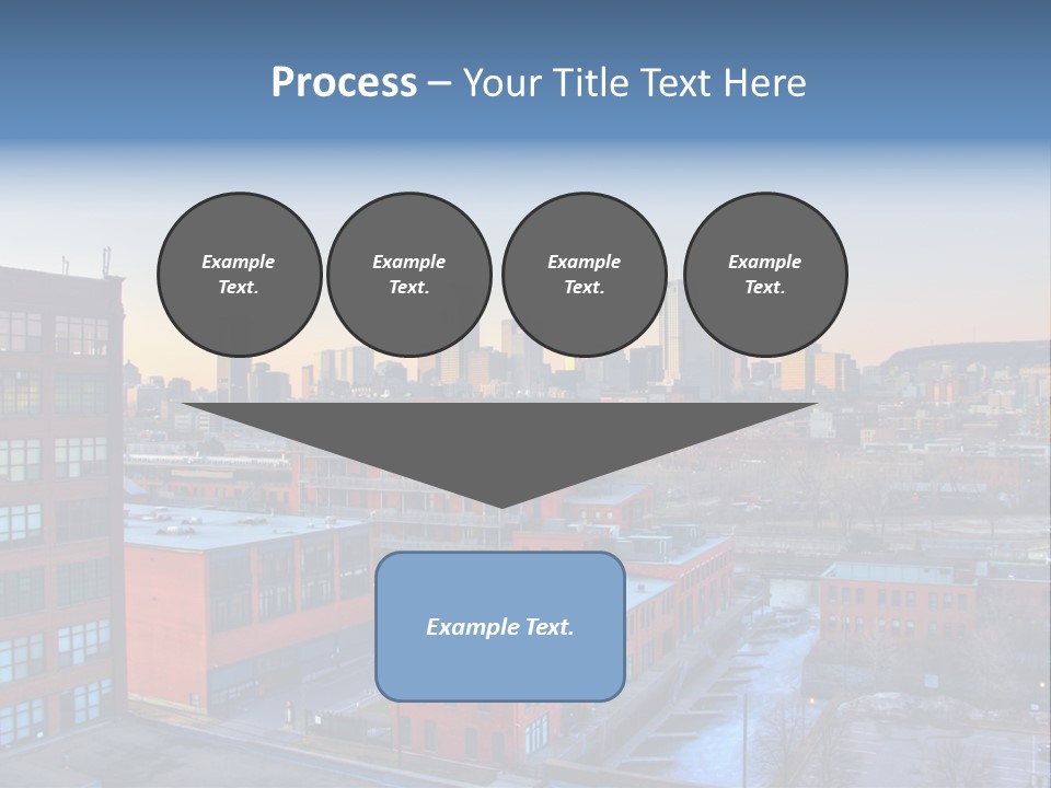 Reflection Of The Sun Downtown Modern PowerPoint Template