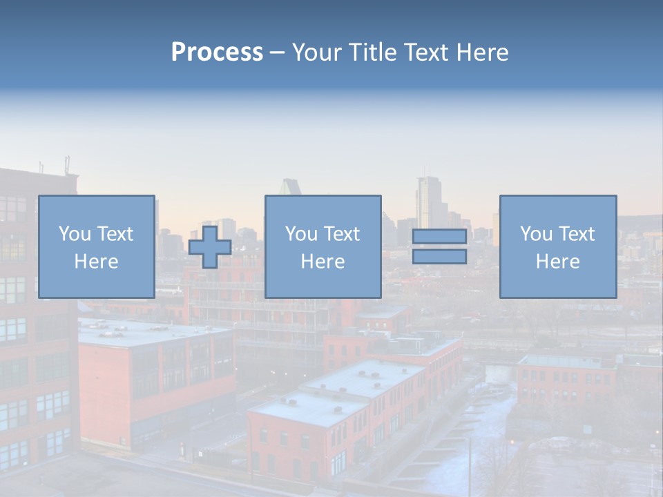 Reflection Of The Sun Downtown Modern PowerPoint Template