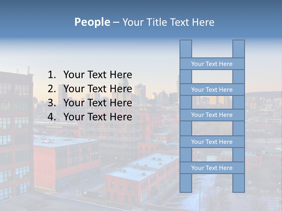 Reflection Of The Sun Downtown Modern PowerPoint Template
