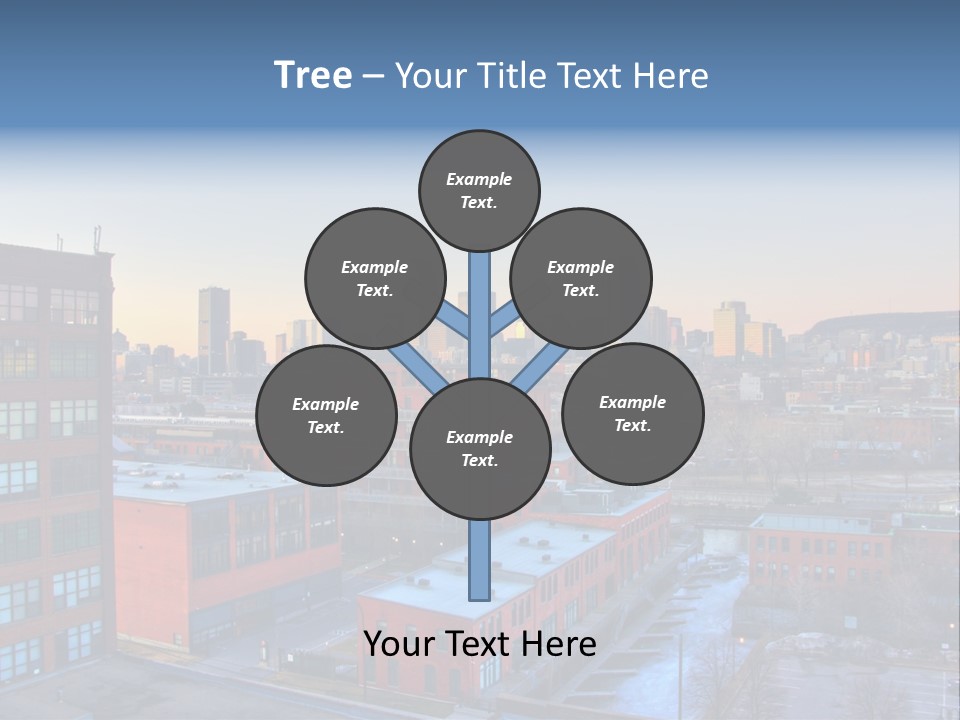 Reflection Of The Sun Downtown Modern PowerPoint Template