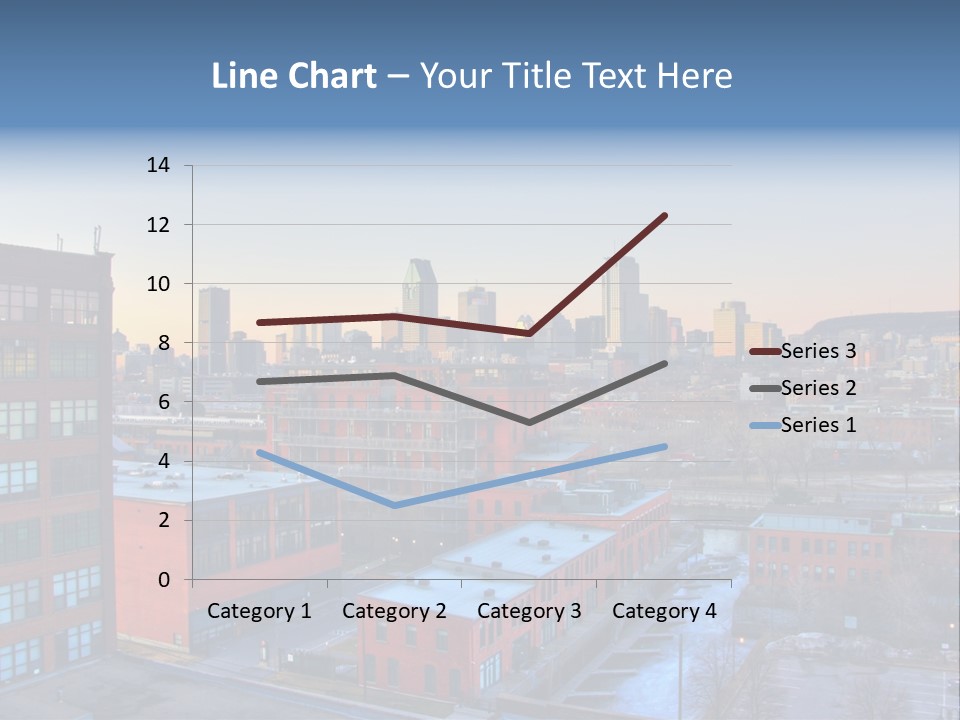Reflection Of The Sun Downtown Modern PowerPoint Template