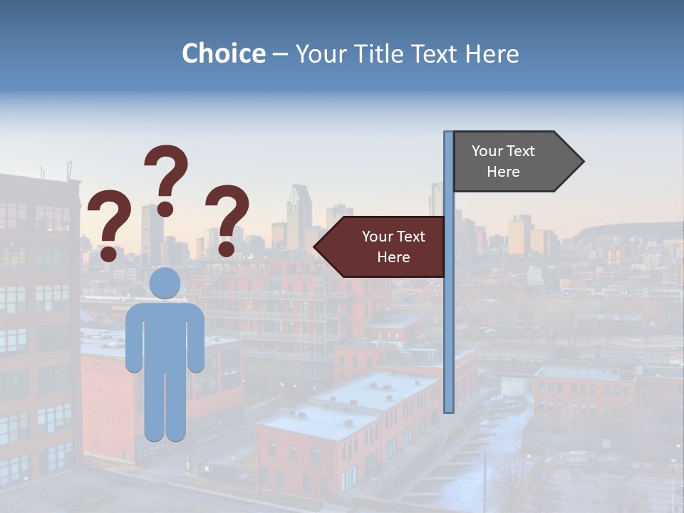 Reflection Of The Sun Downtown Modern PowerPoint Template