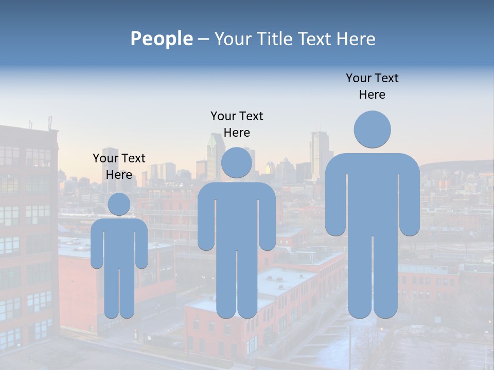 Reflection Of The Sun Downtown Modern PowerPoint Template