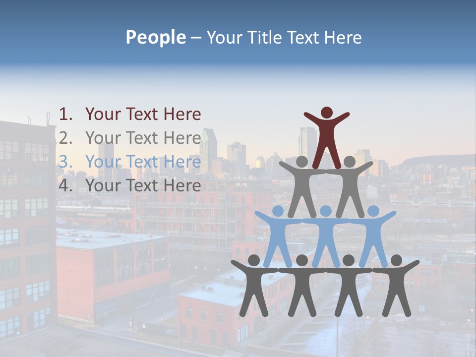 Reflection Of The Sun Downtown Modern PowerPoint Template