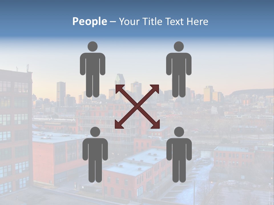 Reflection Of The Sun Downtown Modern PowerPoint Template