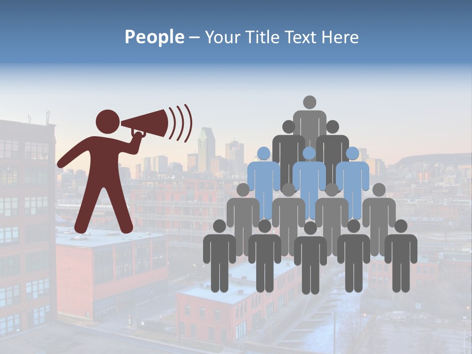 Reflection Of The Sun Downtown Modern PowerPoint Template