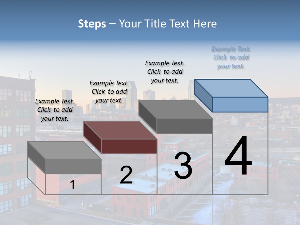 Reflection Of The Sun Downtown Modern PowerPoint Template