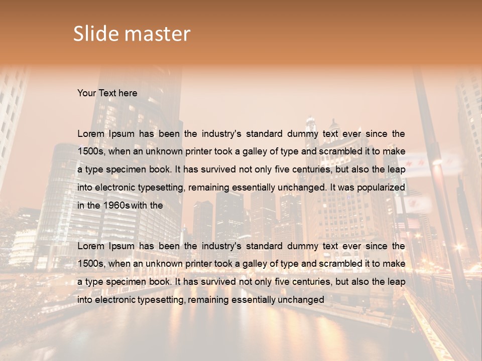 Tower Exposure Ave PowerPoint Template