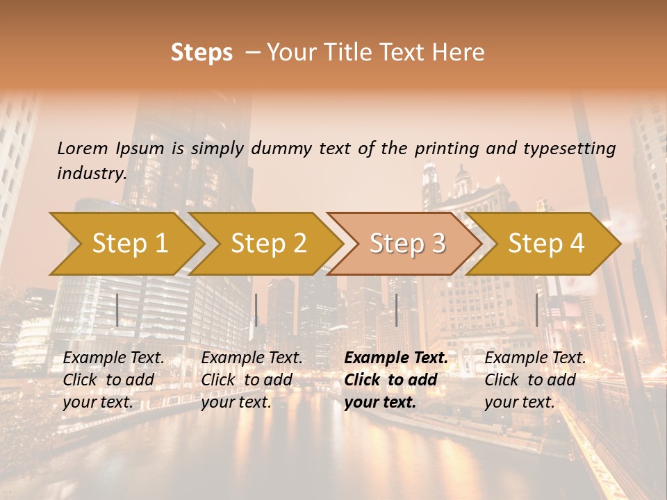 Tower Exposure Ave PowerPoint Template